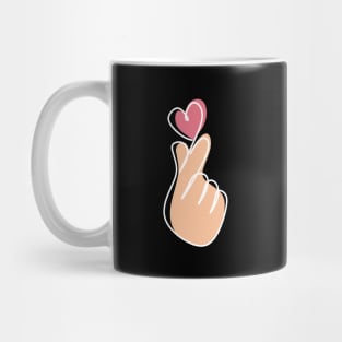 Finger Heart Mug